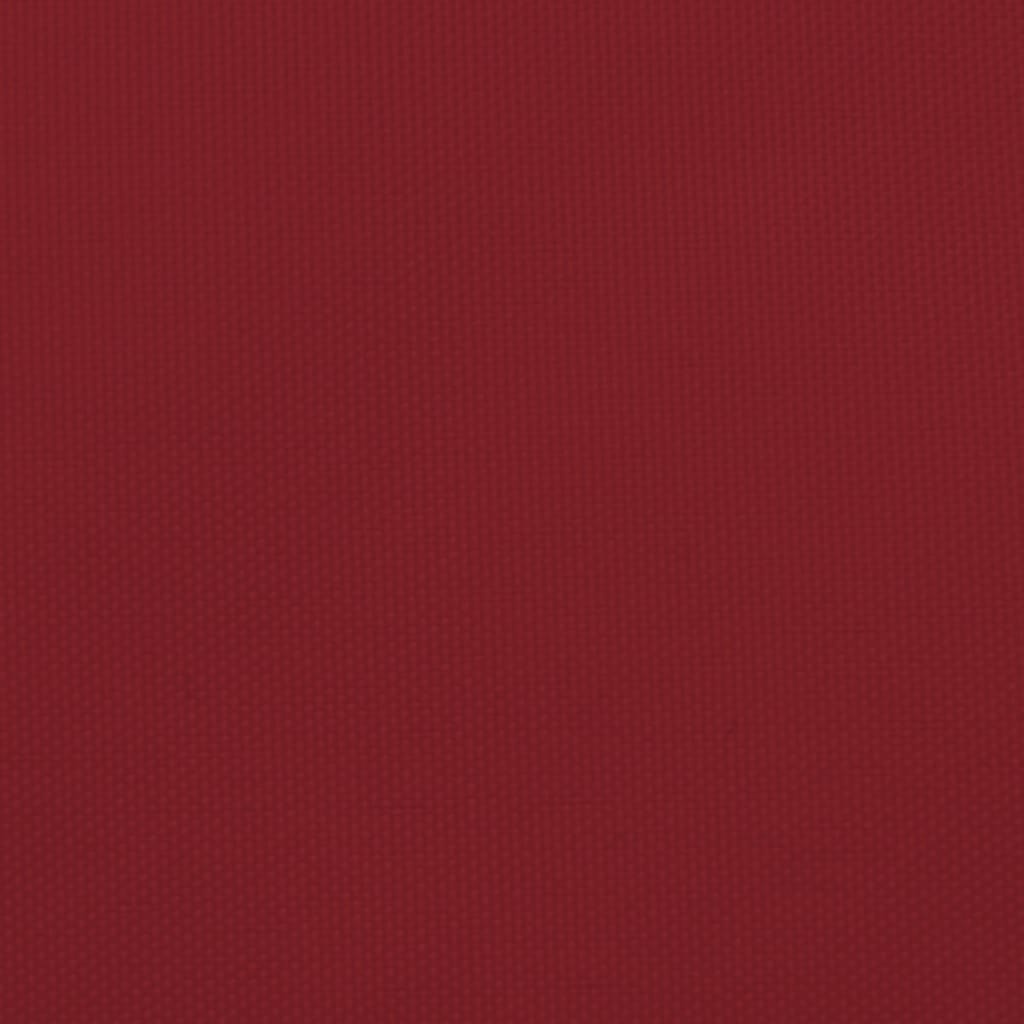 vidaXL Sunshade Sail Oxford Fabric Triangular 4x5x5 m Red