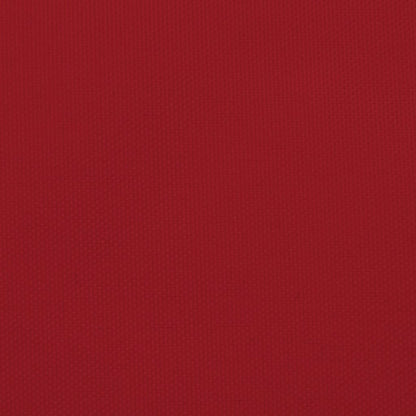 vidaXL Sunshade Sail Oxford Fabric Triangular 4x5x5 m Red