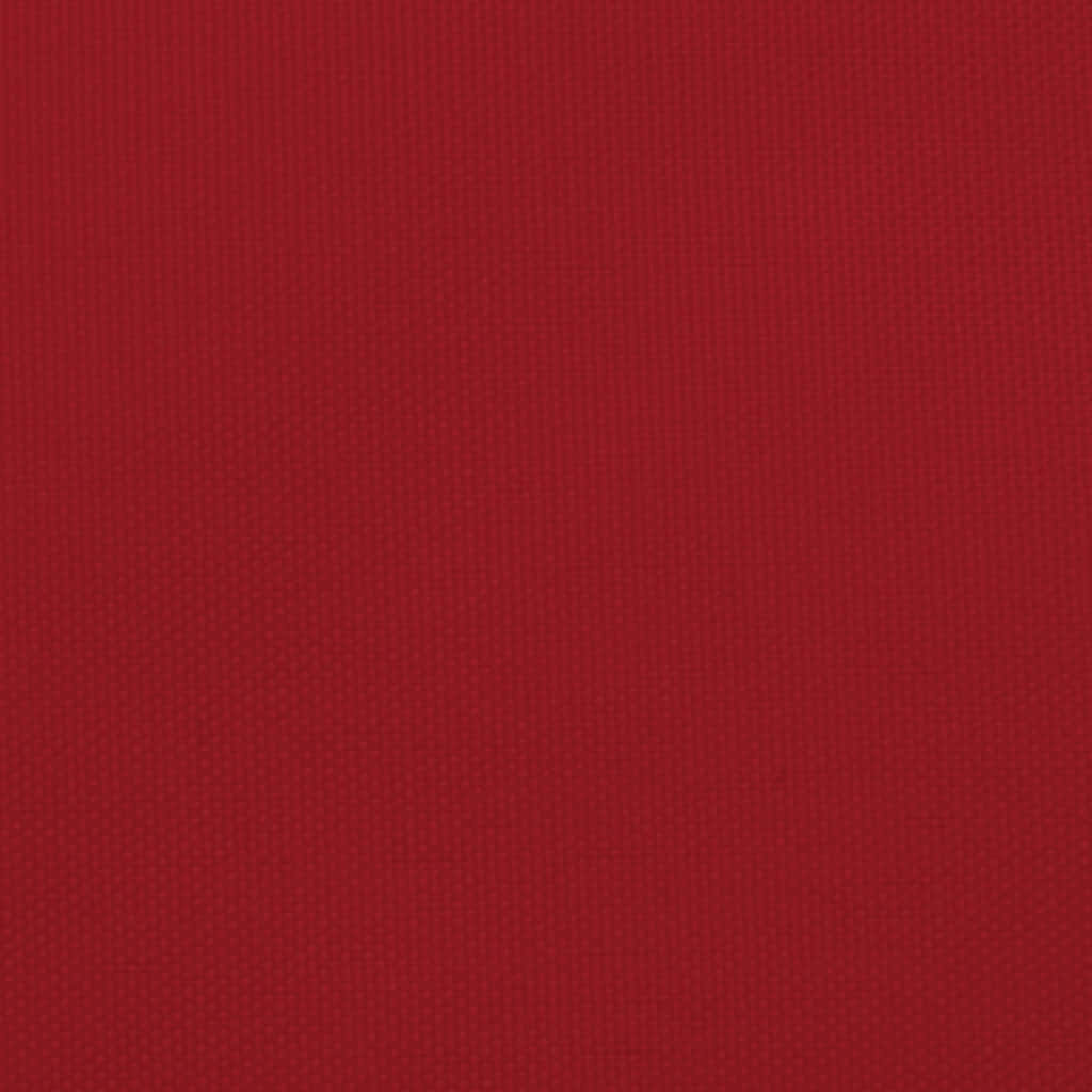 135674 vidaXL Sunshade Sail Oxford Fabric Triangular 4x5x5 m Red