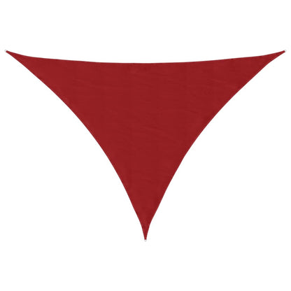 vidaXL Sunshade Sail Oxford Fabric Triangular 5x5x6 m Red