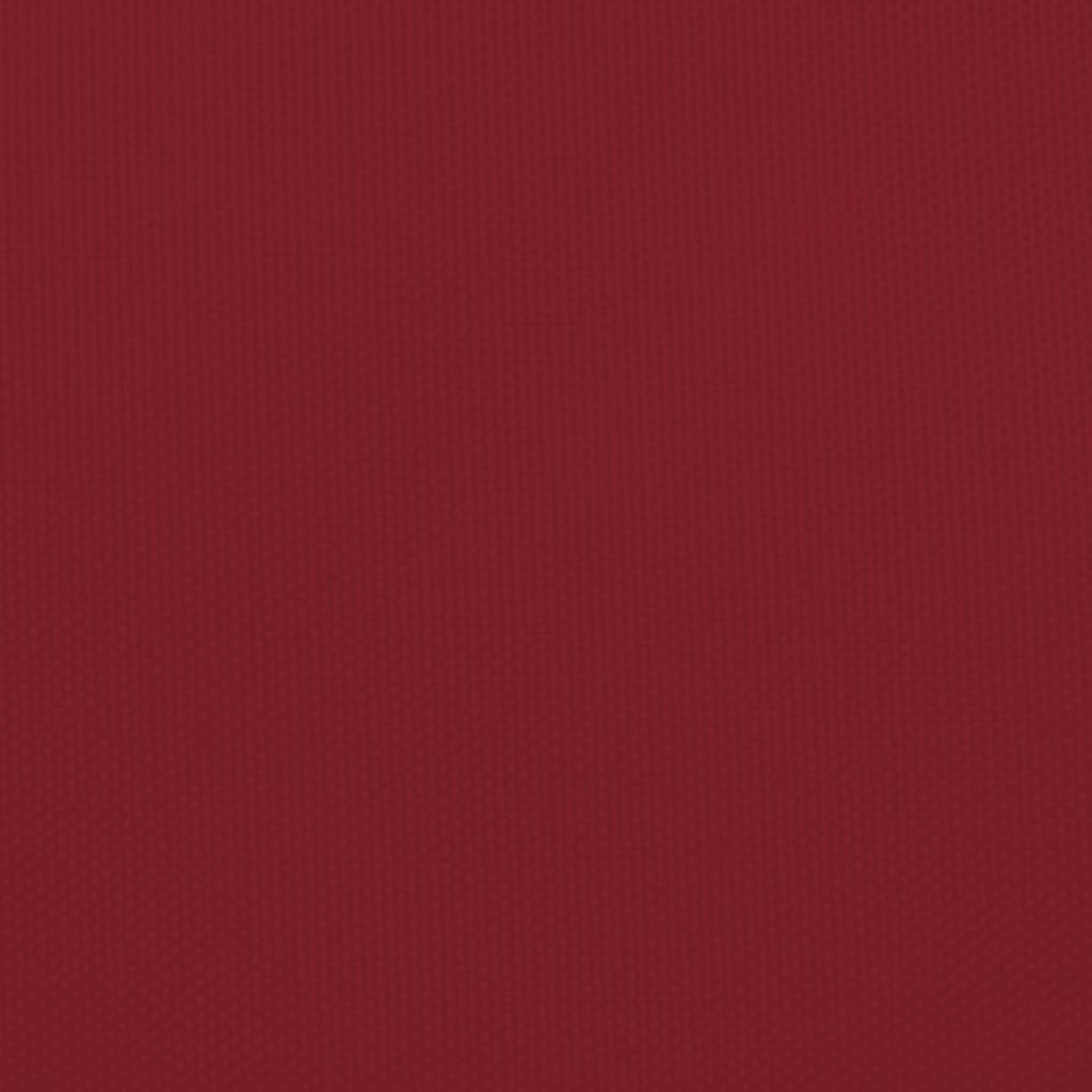 vidaXL Sunshade Sail Oxford Fabric Triangular 5x5x6 m Red