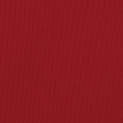 vidaXL Sunshade Sail Oxford Fabric Triangular 5x5x6 m Red