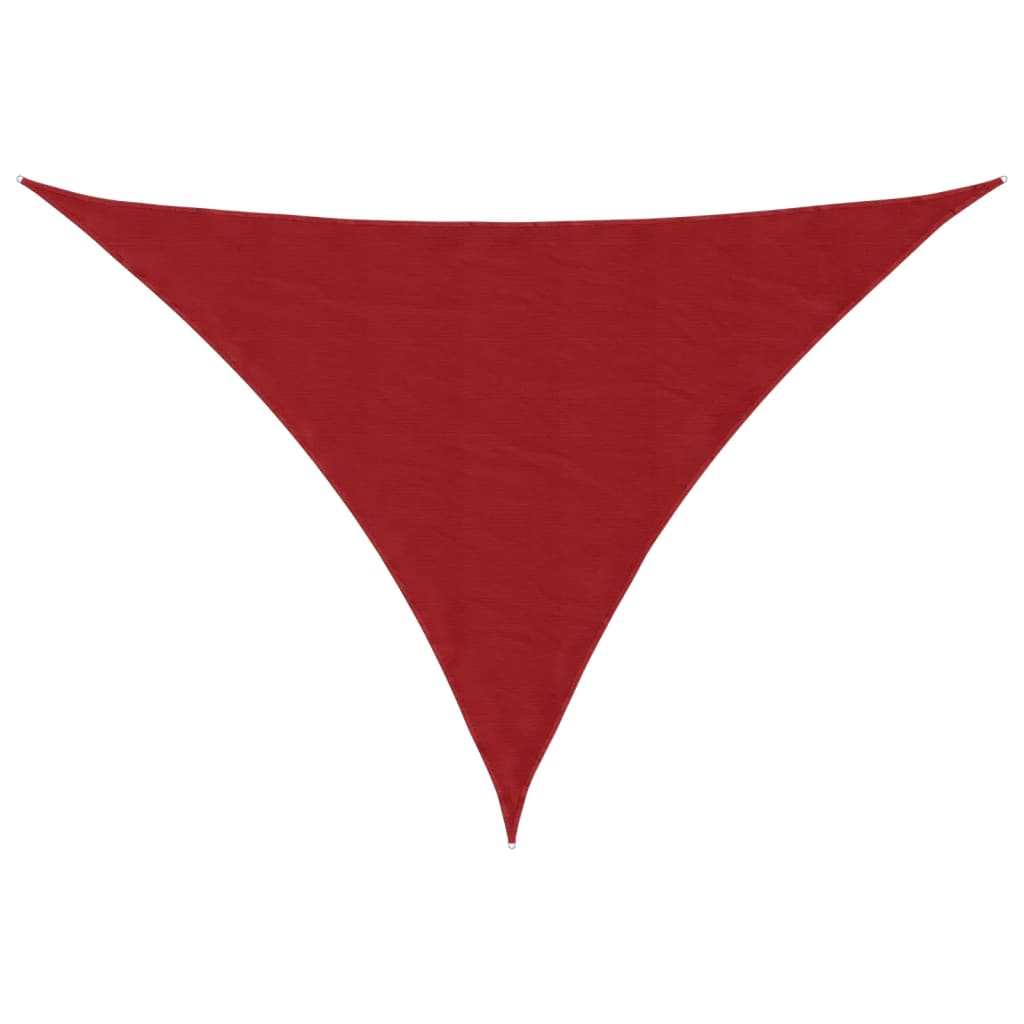 vidaXL Sunshade Sail Oxford Fabric Triangular 4x5x6.4 m Red