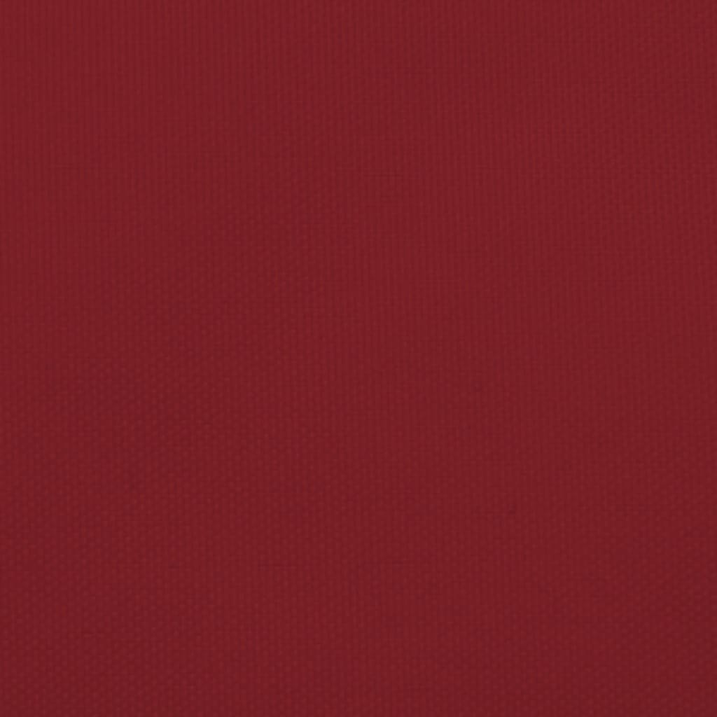 vidaXL Sunshade Sail Oxford Fabric Triangular 6x6x6 m Red