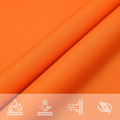 vidaXL Sunshade Sail Oxford Fabric Square 2x2 m Orange