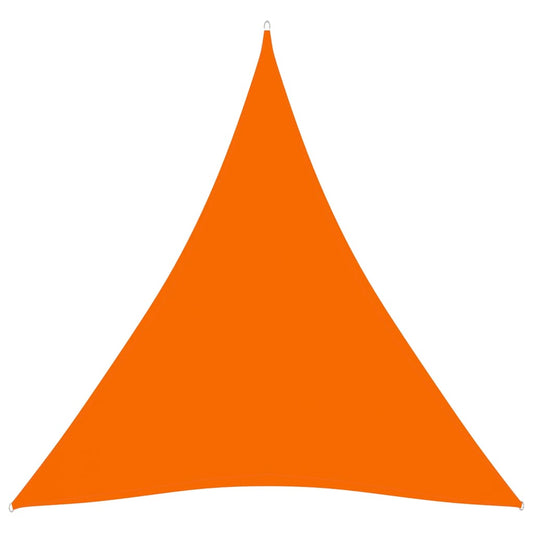 vidaXL Sunshade Sail Oxford Fabric Triangular 3.6x3.6x3.6 m Orange