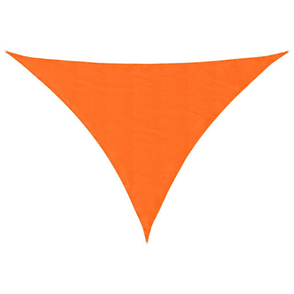135725 vidaXL Sunshade Sail Oxford Fabric Triangular 3,5x3,5x4,9 m Orange