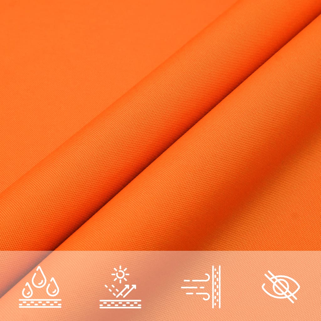 vidaXL Sunshade Sail Oxford Fabric Triangular 6x6x6 m Orange