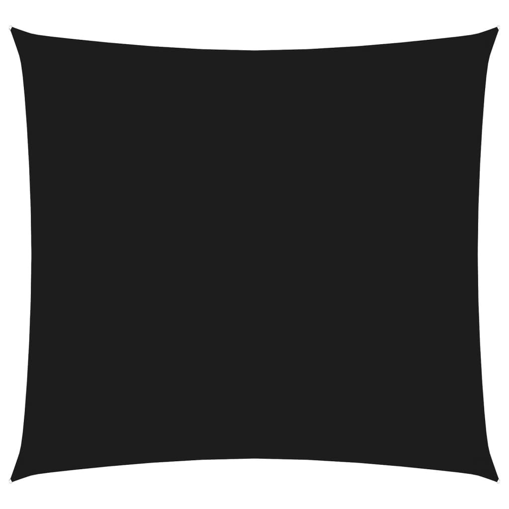 vidaXL Sunshade Sail Oxford Fabric Square 3x3 m Black