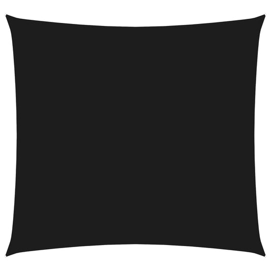 vidaXL Sunshade Sail Oxford Fabric Square 3x3 m Black