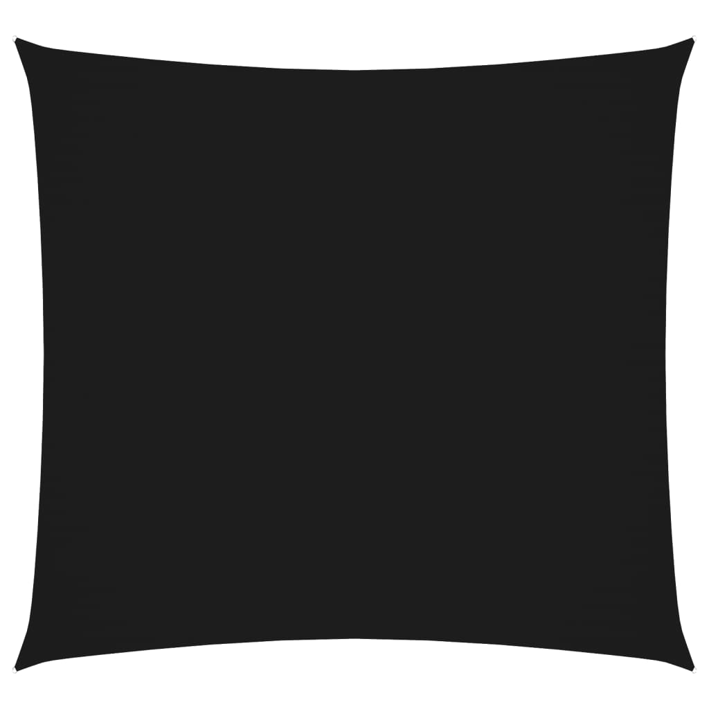 vidaXL Sunshade Sail Oxford Fabric Square 4x4 m Black