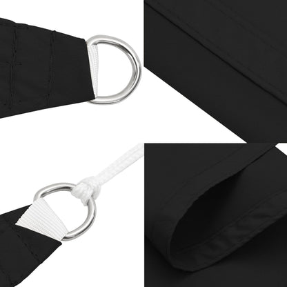 vidaXL Sunshade Sail Oxford Fabric Square 4x4 m Black