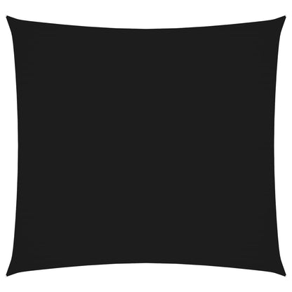 vidaXL Sunshade Sail Oxford Fabric Square 5x5 m Black