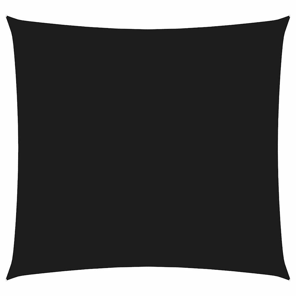 135746 vidaXL Sunshade Sail Oxford Fabric Square 5x5 m Black