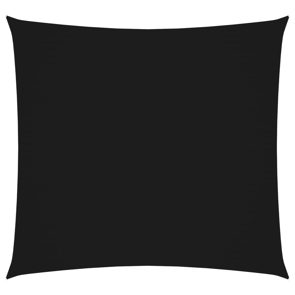 vidaXL Sunshade Sail Oxford Fabric Square 6x6 m Black