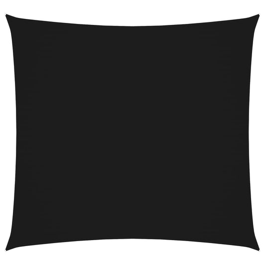 vidaXL Sunshade Sail Oxford Fabric Square 6x6 m Black