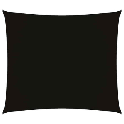 vidaXL Sunshade Sail Oxford Fabric Rectangular 2x2.5 m Black