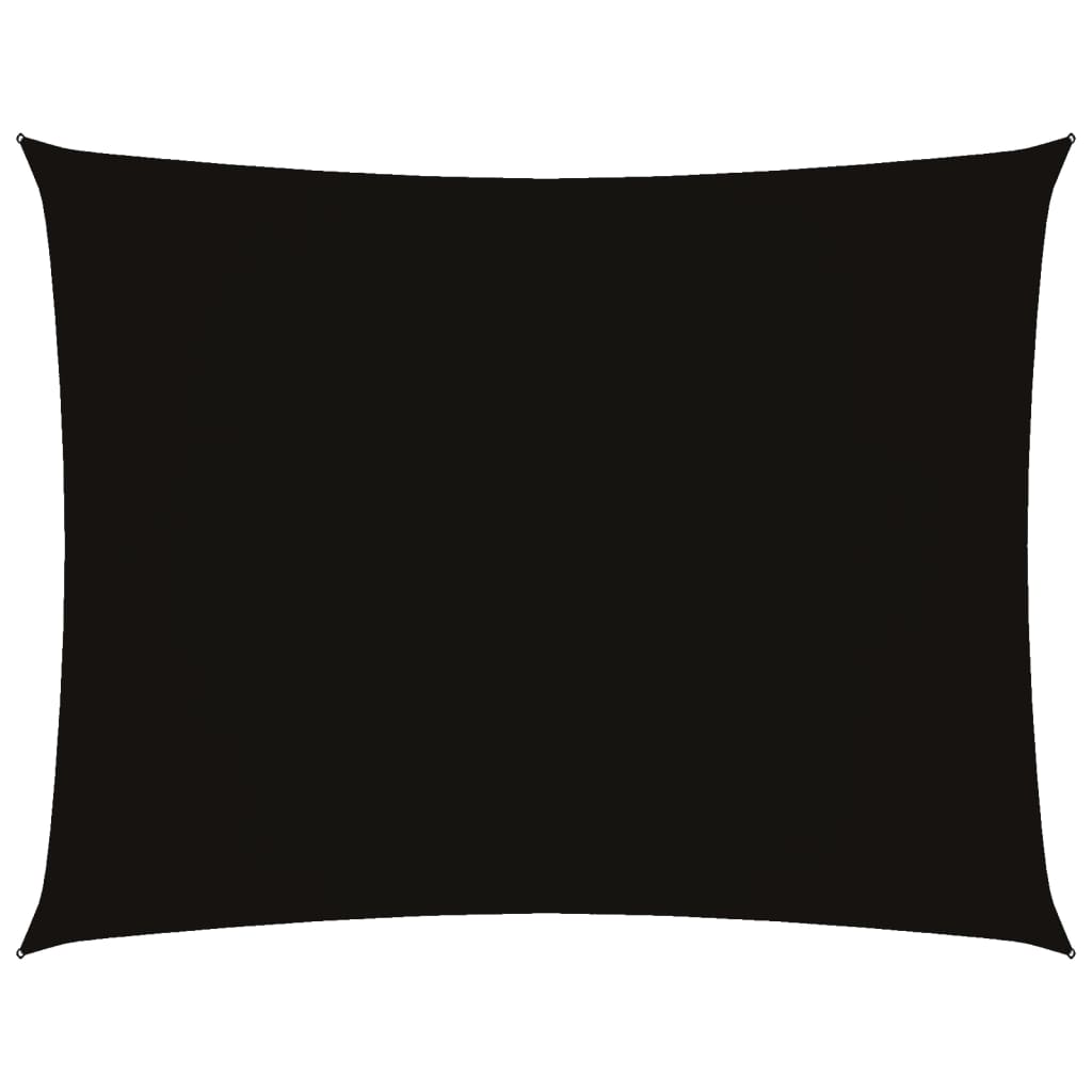 vidaXL Sunshade Sail Oxford Fabric Rectangular 2x3 m Black