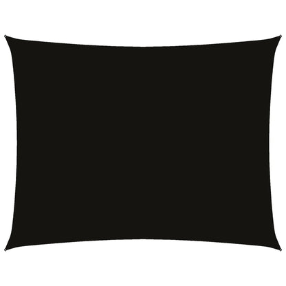 vidaXL Sunshade Sail Oxford Fabric Rectangular 2x3.5 m Black