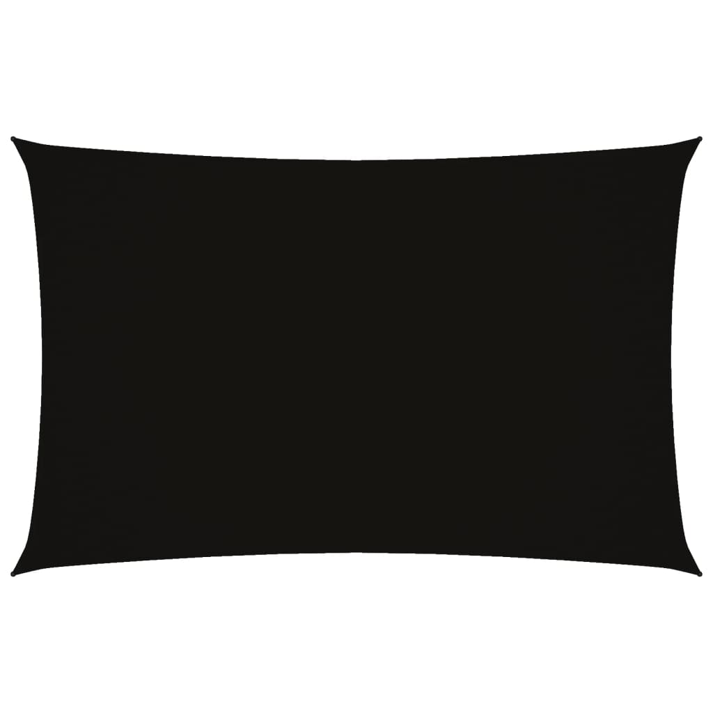 vidaXL Sunshade Sail Oxford Fabric Rectangular 2x4.5 m Black
