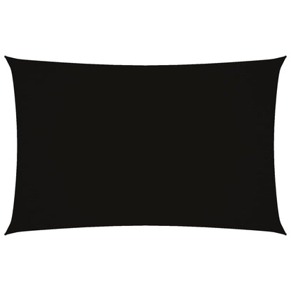 vidaXL Sunshade Sail Oxford Fabric Rectangular 2x4.5 m Black