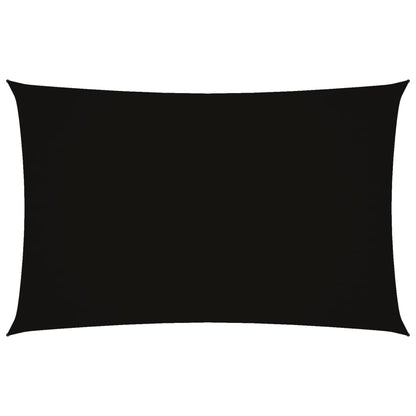 vidaXL Sunshade Sail Oxford Fabric Rectangular 2x5 m Black
