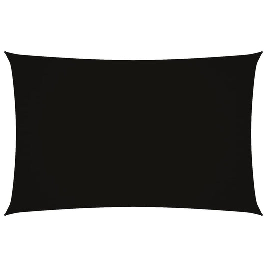 vidaXL Sunshade Sail Oxford Fabric Rectangular 2x5 m Black