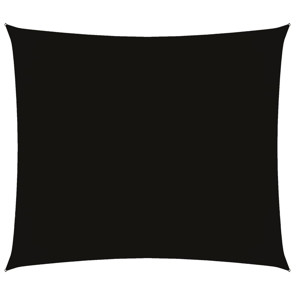 vidaXL Sunshade Sail Oxford Fabric Rectangular 2.5x3 m Black