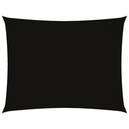 vidaXL Sunshade Sail Oxford Fabric Rectangular 2.5x3.5 m Black