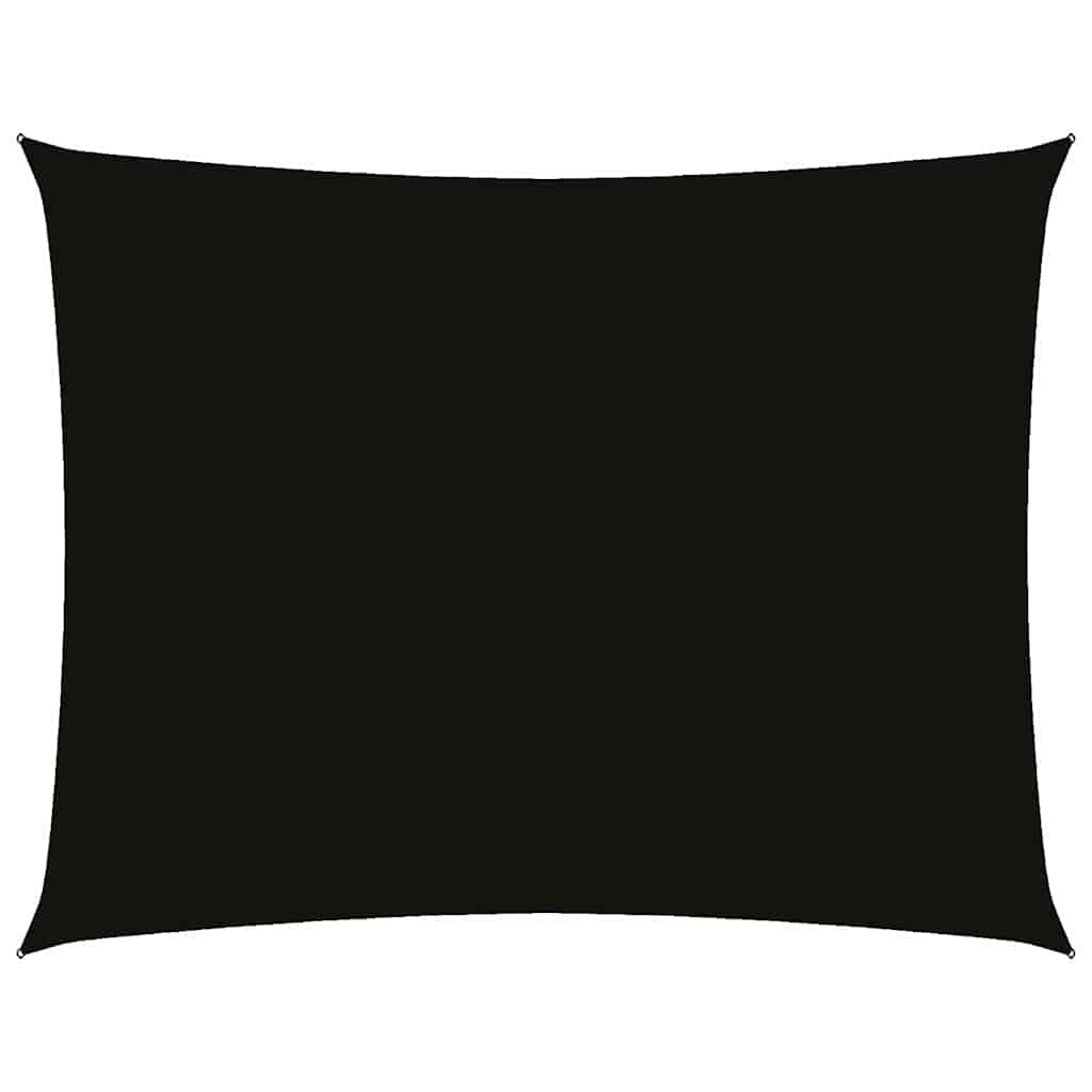 vidaXL Sunshade Sail Oxford Fabric Rectangular 2.5x3.5 m Black