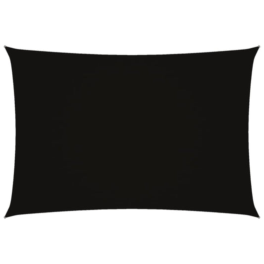 vidaXL Sunshade Sail Oxford Fabric Rectangular 2.5x4.5 m Black