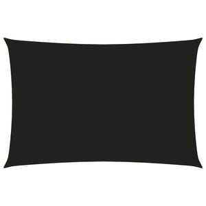 vidaXL Sunshade Sail Oxford Fabric Rectangular 2.5x4.5 m Black