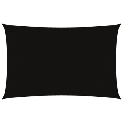 vidaXL Sunshade Sail Oxford Fabric Rectangular 2.5x5 m Black