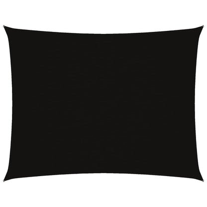 vidaXL Sunshade Sail Oxford Fabric Rectangular 3x4 m Black