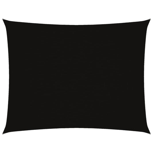 vidaXL Sunshade Sail Oxford Fabric Rectangular 3x4 m Black