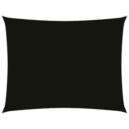 vidaXL Sunshade Sail Oxford Fabric Rectangular 3x4 m Black