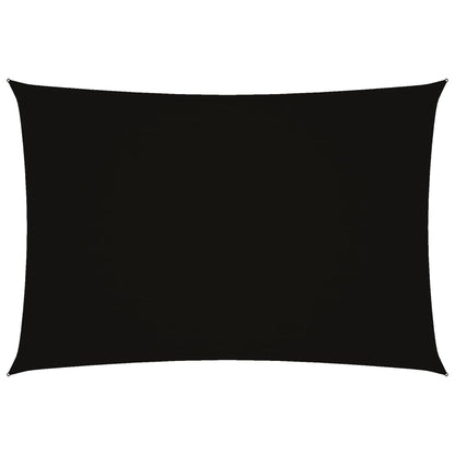 vidaXL Sunshade Sail Oxford Fabric Rectangular 3x5 m Black