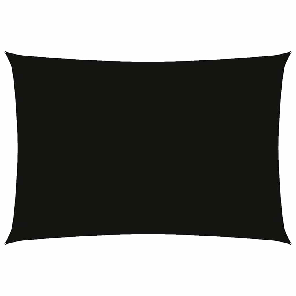 vidaXL Sunshade Sail Oxford Fabric Rectangular 3x5 m Black