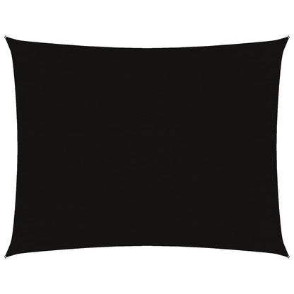 vidaXL Sunshade Sail Oxford Fabric Rectangular 3x6 m Black