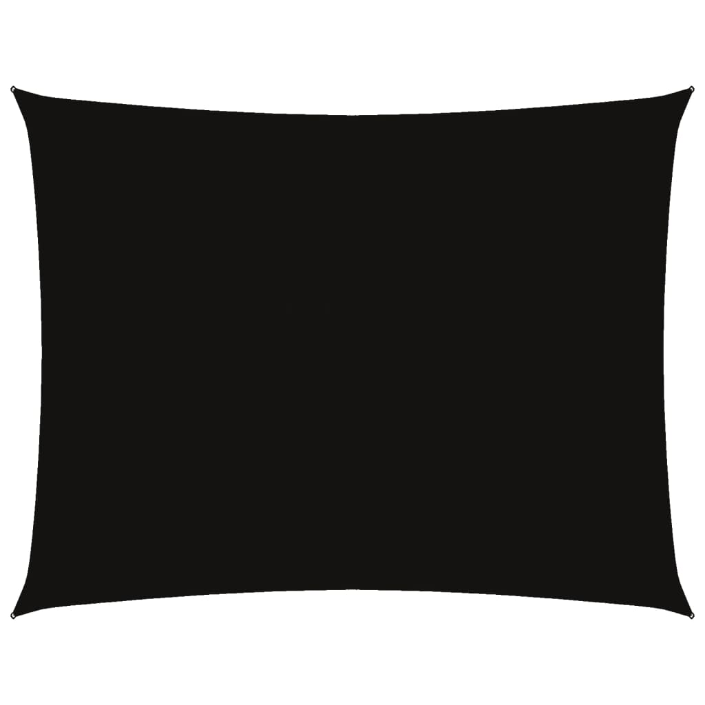 vidaXL Sunshade Sail Oxford Fabric Rectangular 3.5x4.5 m Black