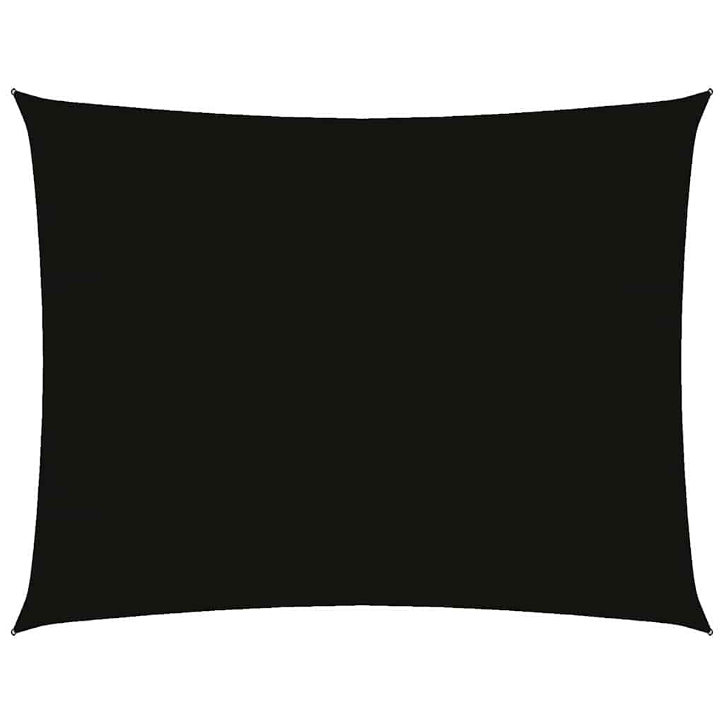 vidaXL Sunshade Sail Oxford Fabric Rectangular 3.5x4.5 m Black