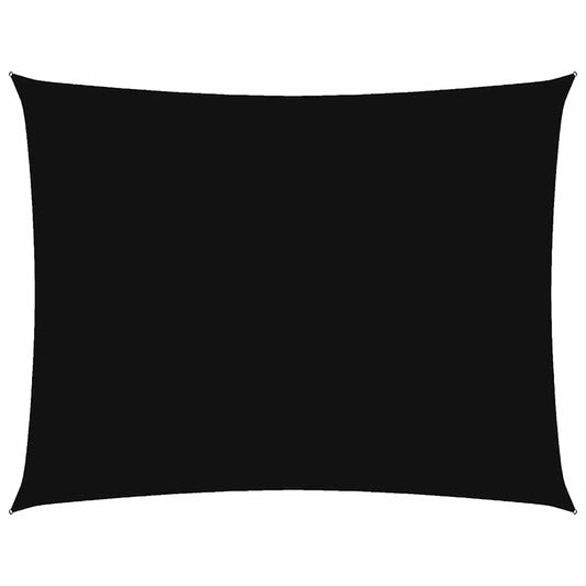vidaXL Sunshade Sail Oxford Fabric Rectangular 3.5x5 m Black