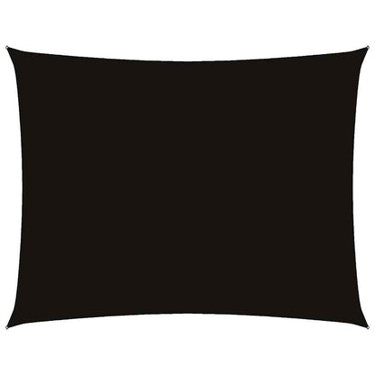 vidaXL Sunshade Sail Oxford Fabric Rectangular 4x6 m Black