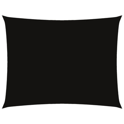 vidaXL Sunshade Sail Oxford Fabric Rectangular 5x6 m Black