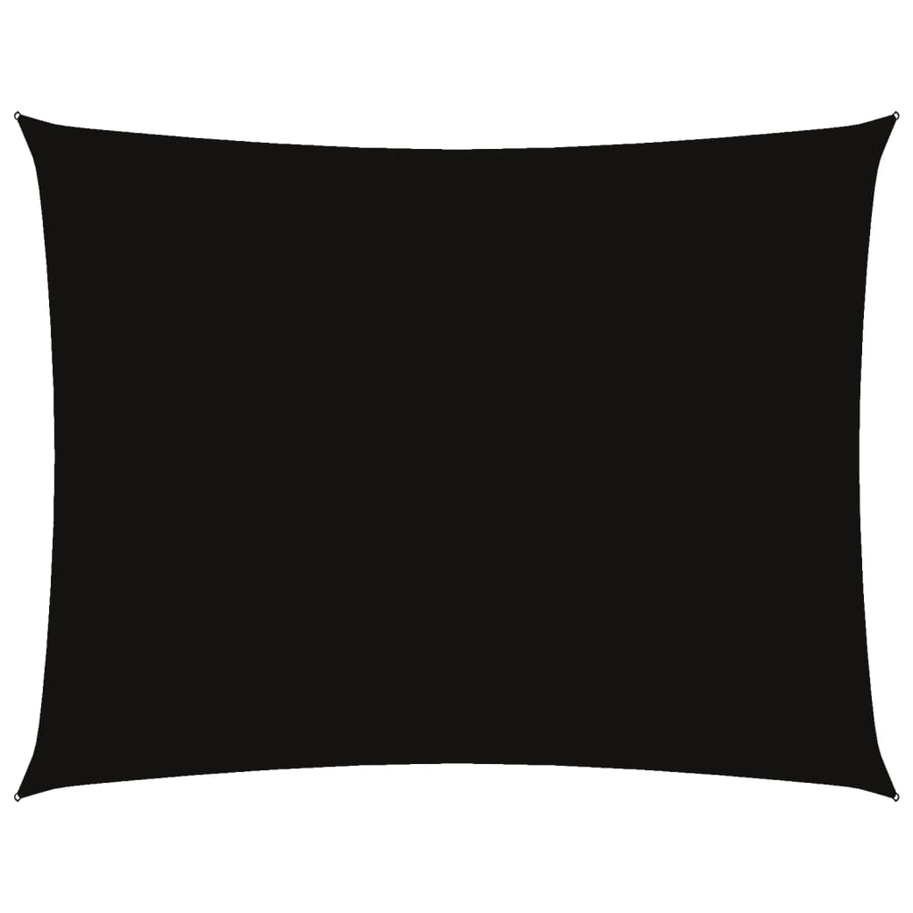 vidaXL Sunshade Sail Oxford Fabric Rectangular 5x7 m Black