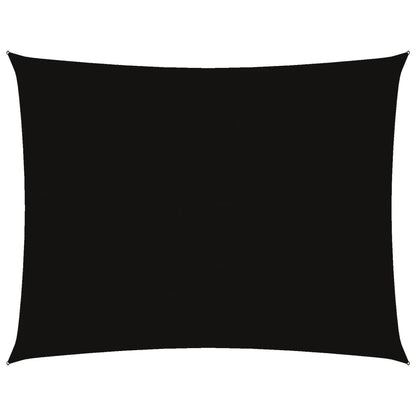 vidaXL Sunshade Sail Oxford Fabric Rectangular 5x7 m Black