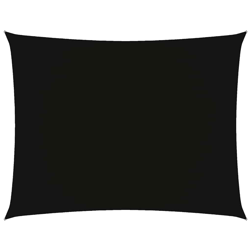 vidaXL Sunshade Sail Oxford Fabric Rectangular 5x7 m Black