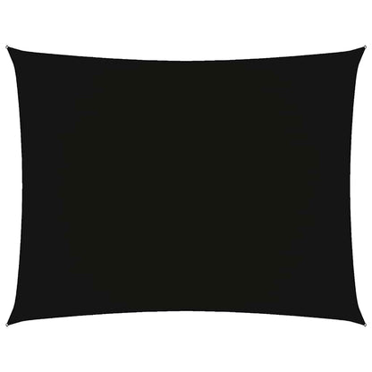 vidaXL Sunshade Sail Oxford Fabric Rectangular 5x7 m Black