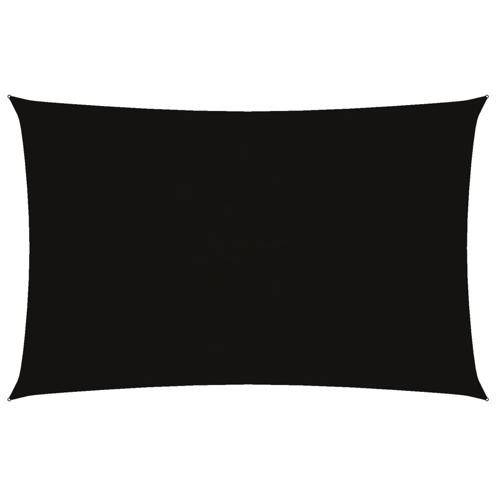 vidaXL Sunshade Sail Oxford Fabric Rectangular 5x8 m Black