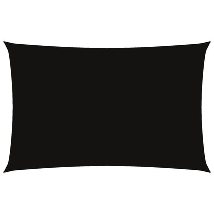 vidaXL Sunshade Sail Oxford Fabric Rectangular 5x8 m Black